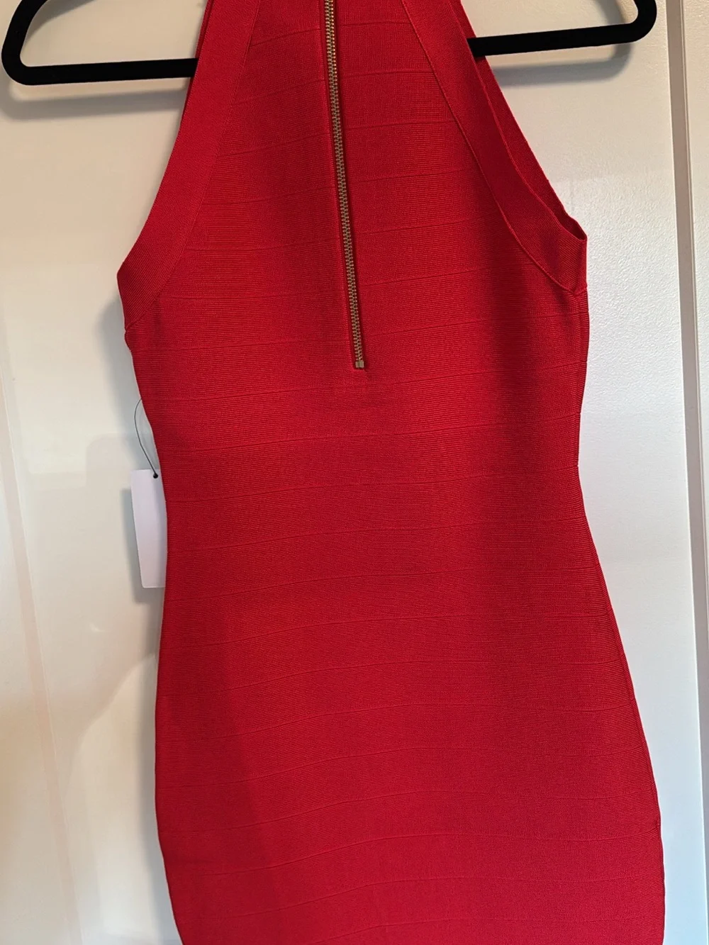 Guess Red Halter Bodycon Mini Dress - Picture 2 of 2